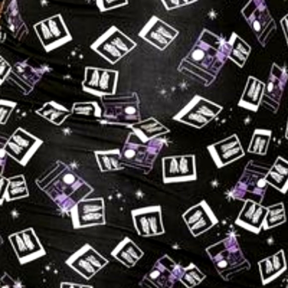 ❤️NWT VINTAGE TORRID SHEATH DRESS - BEETLEJUICE SHIRRED SUPER SOFT - HALLOWEEN - Picture 2 of 15